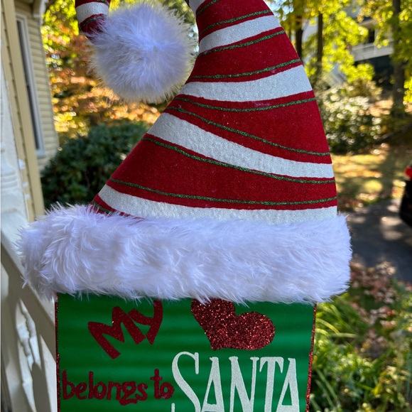 2014 Pier One My Heart Belongs to Santa Decoration - Picture 12 of 15